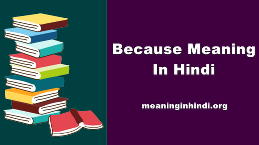 Because Meaning In Hindi
