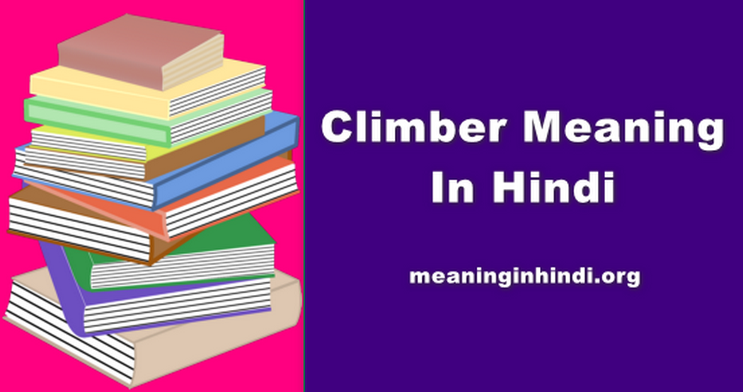 Climber Meaning In Hindi