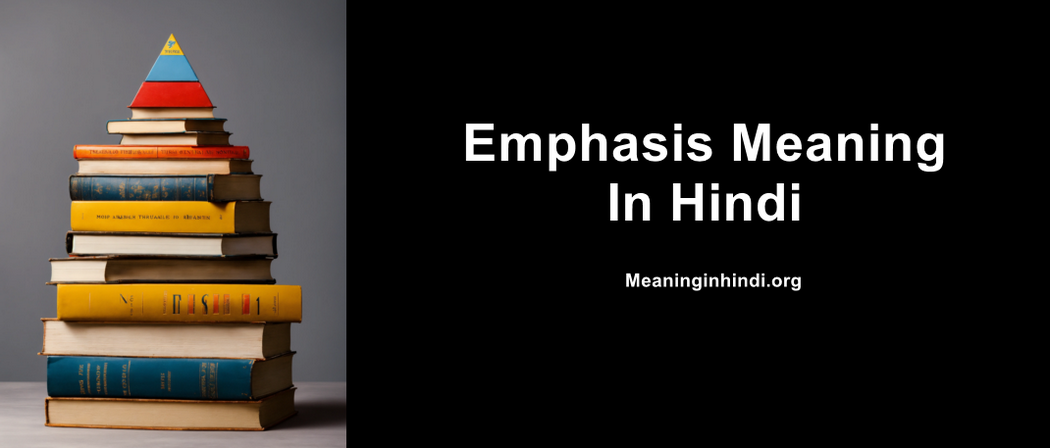 Emphasis Meaning In Hindi