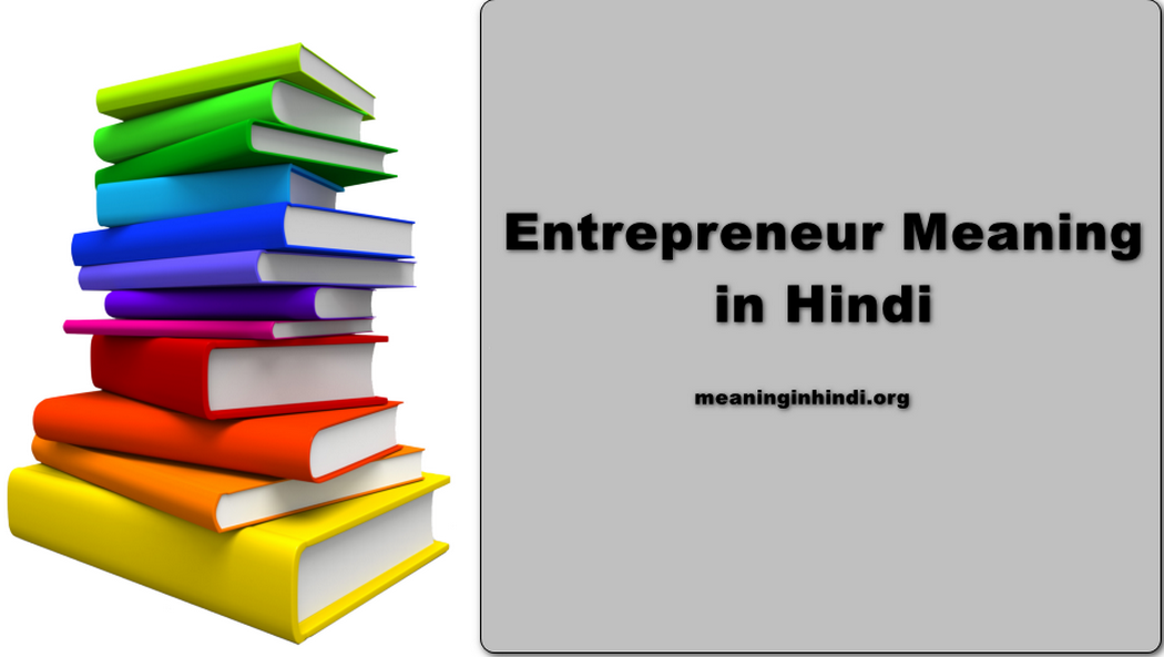 Entrepreneur Meaning in Hindi