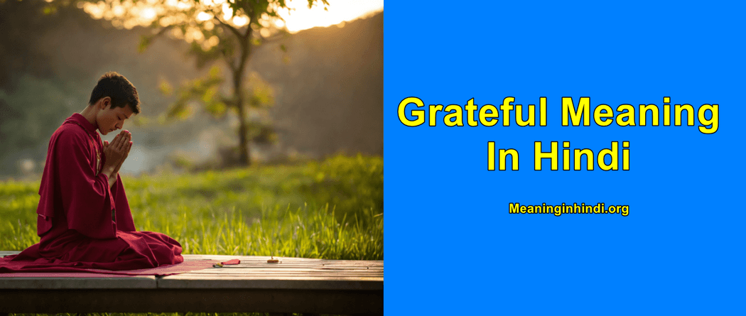 Grateful Meaning in Hindi