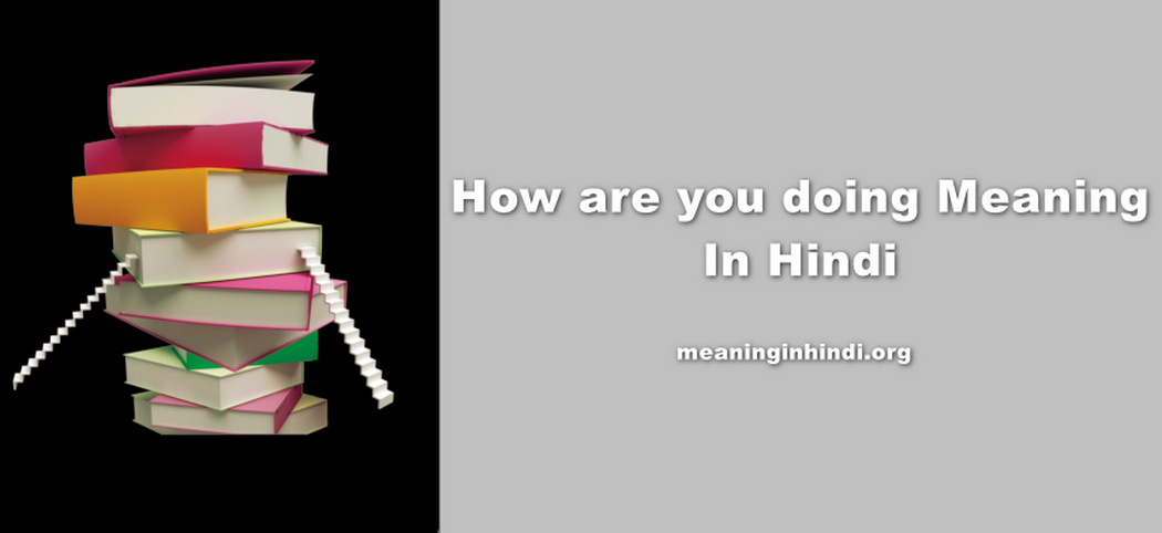 How are you doing Meaning In Hindi