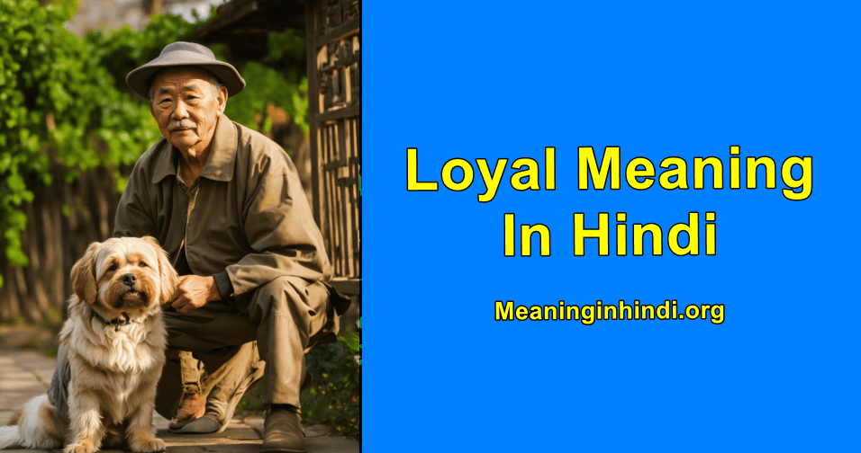 Loyal Meaning in Hindi