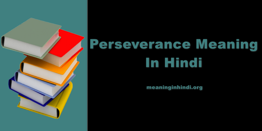 Perseverance Meaning In Hindi