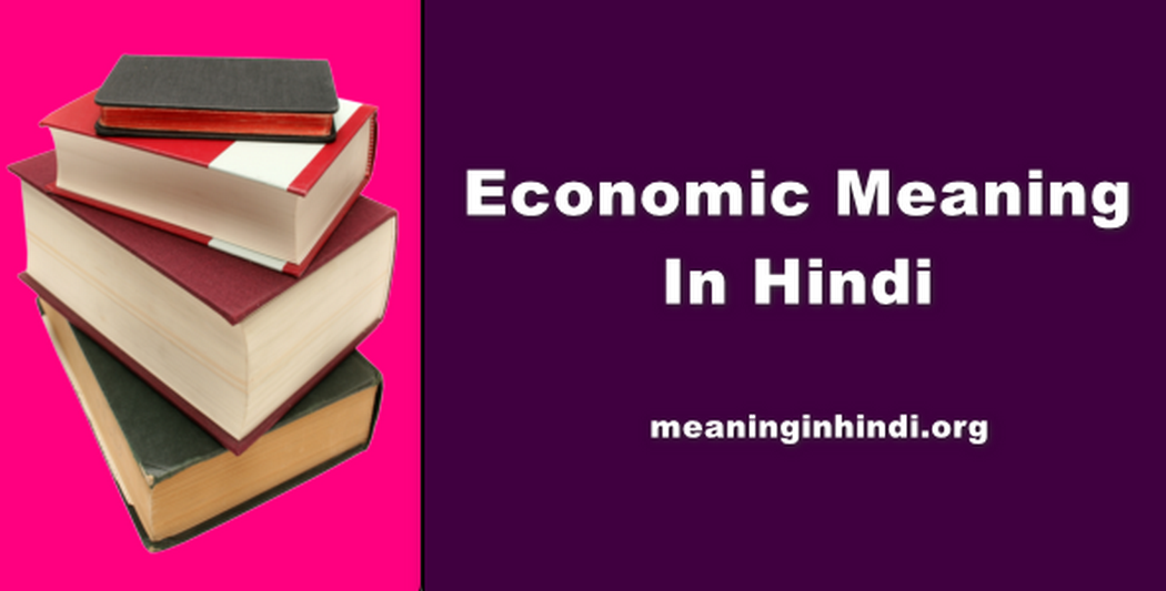 Economic Meaning In Hindi