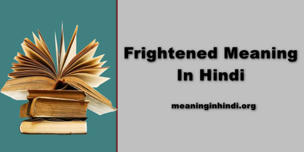 Frightened Meaning In Hindi