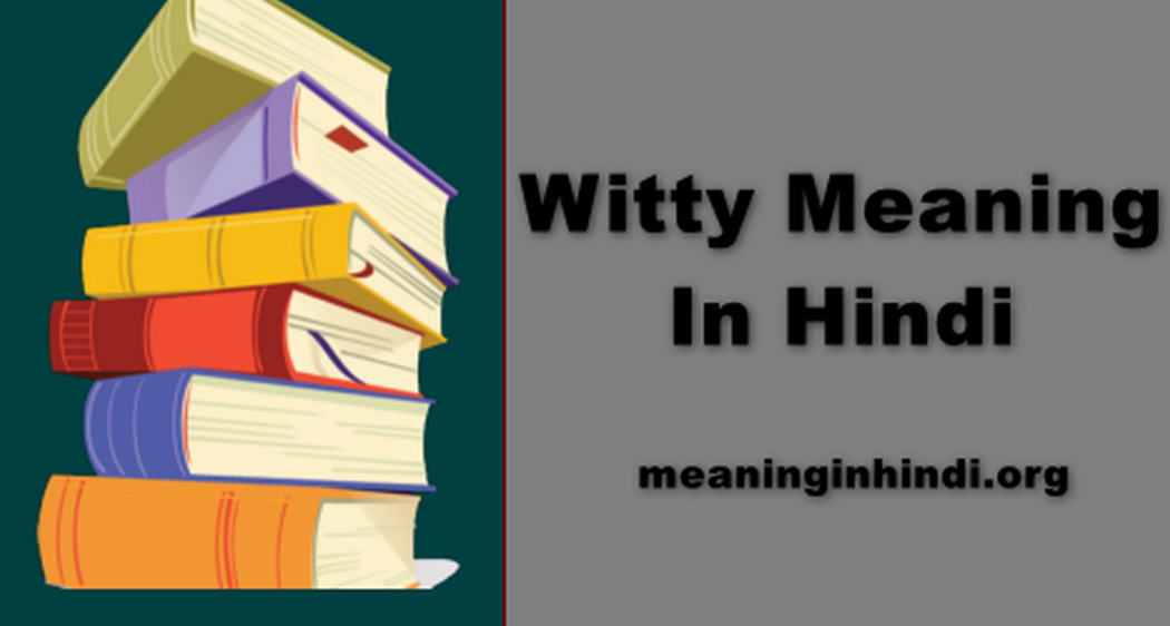 Witty Meaning In Hindi